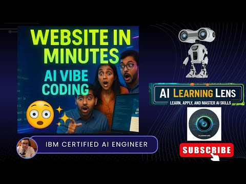 “Vibe Coding: The Fastest Way to Create Websites with AI (Under 5 Mins!) 🚀”