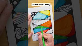 Colors in Motion!| So Satisfying#SatisfyingArt #DoodleShorts #CreativeFlow #RelaxingDrawing