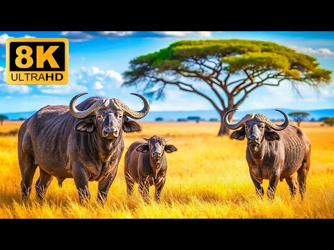 Peaceful Wilderness Flow 8K ULTRA HD 🐾 Relaxing Music for Meditation and Deep Sleep