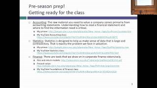 Session 1 (CF MBAs); Corporate Finance - The Big Picture