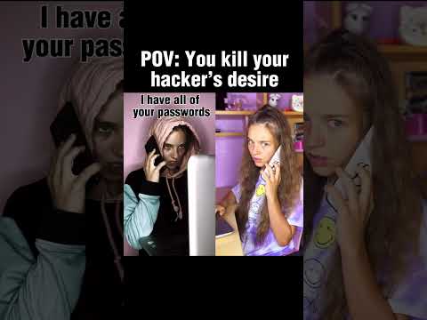 This is how a girl outsmarted the hacker #power #hacker #smartmove #fun 😂😂