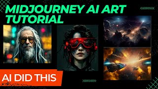 Complete Guide to AI Art Generation with MIDJOURNEY - Midjourney Tutorial -Step by Step