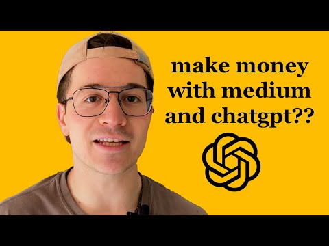 I try making money with Medium and ChatGPT