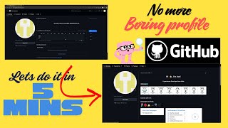 How to Make GitHub Profile Look Professional 💻🔥 | Before & After Transformation