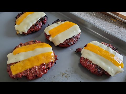 Smoked Beef Burgers on Pit Boss Wood Pellet Grill for the First Time