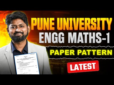 Pune University (SPPU) Engineering Maths Paper Format 2025 | Engineer Ganitank"
