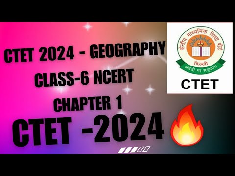 CTET 2024🔥 | NCERT class 6 Geography | Solar system