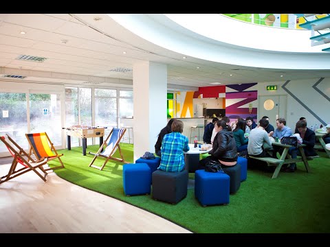 How to attract and retain talent with a cool office and breakout space design.