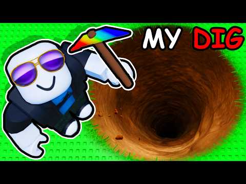 Digging to THE BOTTOM of EARTH in Roblox...