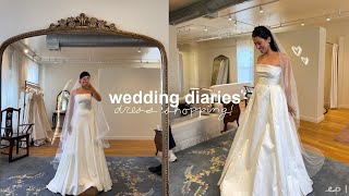 wedding diaries | let's go wedding dress shopping (I said yes!!)
