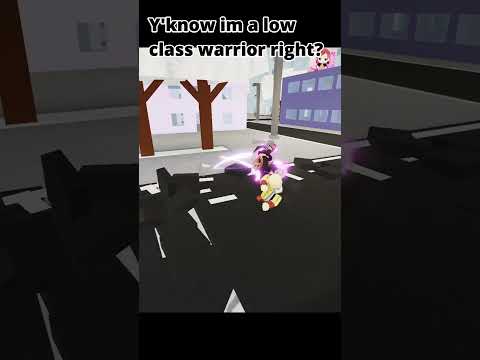 Y'know im a low class warrior right? #jjs #roblox  #memes