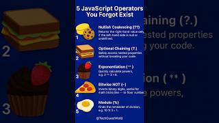 5 JavaScript Operators You Forgot Exist ⚡ | Coding Tips