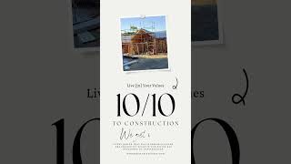 All home design projects proceed to construction! Live [in] Your Values.