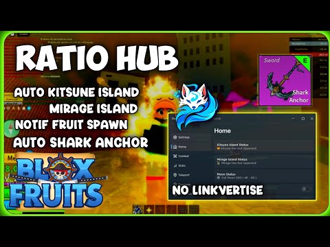 Raito Hub Script | Auto Kitsune, Auto Shark Anchor | Bad Luck