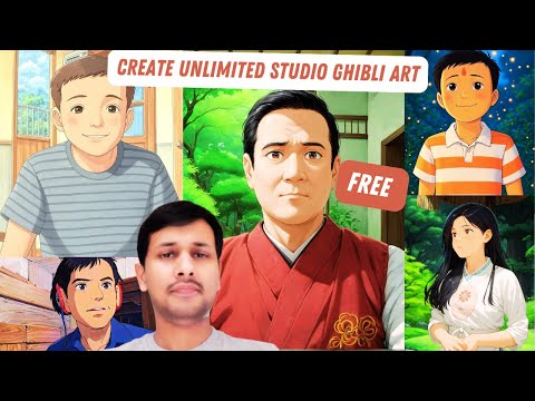 How to Create STUDIO GHIBLI-Style Art with AI! (Easy & Free)