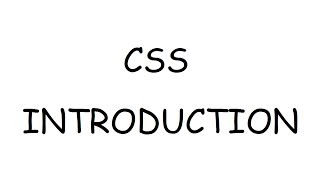 CSS Introduction Tutorial