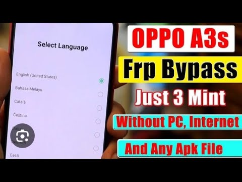 oppo a3s hard reset pattern unlock remove password #frp