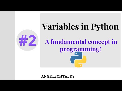 Variables in Python, a fundamental concept in programming!