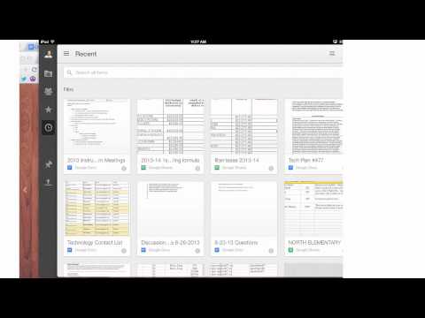 Google Drive App - Sign in, create docs and upload photos