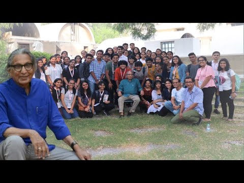 Architect B V  Doshi inspires Architecture MasterClass students