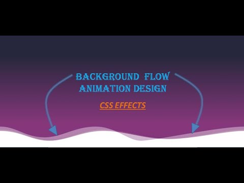 Background Flow animation using html and css || CSS effects || Smartcode India