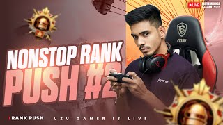 AJJ HOGA #2 IN INDIA | CONQUEROR RANK PUSH | BGMI LIVE | UZU GAMER