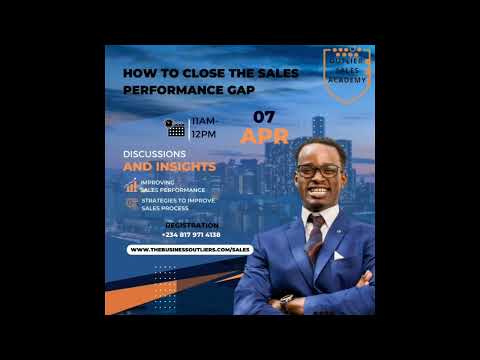 How to close the sales performance gap