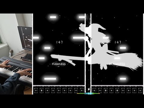 Bad Apple!! but I play it on osu! mania with a piano