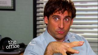 Michael Scott being the ultimate office gossip