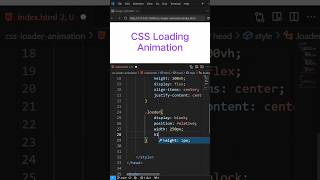 CSS Loading Animation #animation #css #loading #loadinganimation