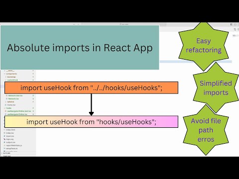 absolute imports in react | absolute import react typescript not working #reactapp