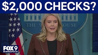 Is President Trump sending out $2,000 checks?