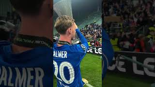 Cole Palmer lifts the trophy 🏆 plus Enzo Maresca's Chant 🔥#chelsea #football #conferenceleague
