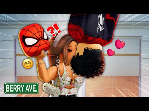 Spider-Man Kiss Ruined My Life, I’m SURROUNDED by Handsome SPIDER-MAN?! (Berry Avenue Story)
