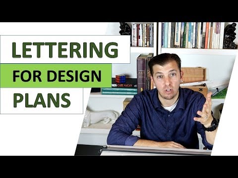 Lettering For Landscape Design Plans