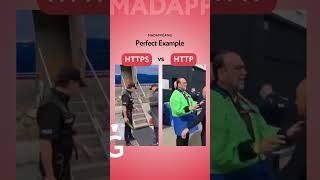 HTTPS VS HTTP#shorts #codinghumor #developerlife #codingproblems
