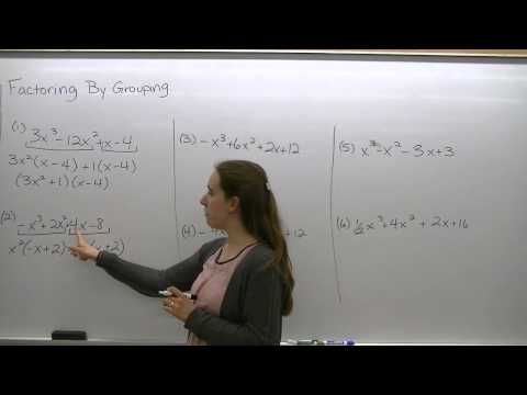 Factoring by Grouping Examples