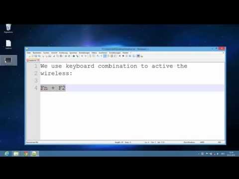 How to activate WiFi on Windows 8