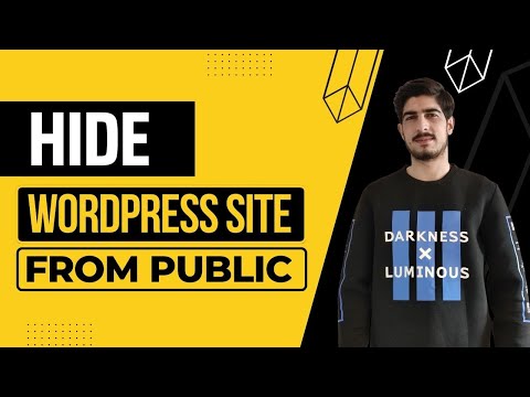 How To Hide Wordpress Site From Public 2026 | Hide Wordpress Website
