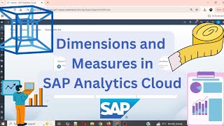Dimensions and Measures in SAP Analytics Cloud | Data modeling in SAC for Beginners (part 2)