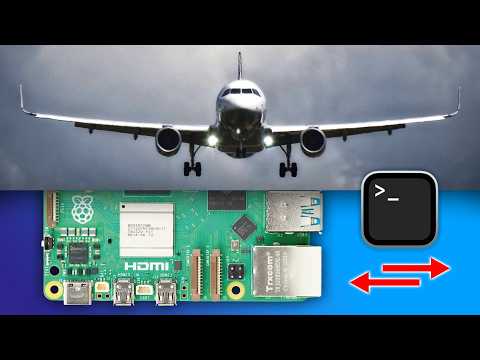 Remote controlling a Raspberry Pi at 38,000 ft