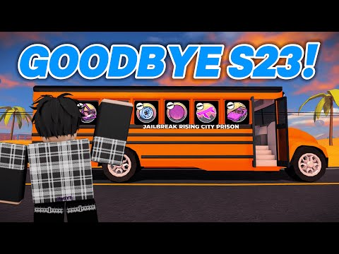My Last Video of Grinding in Season 23 | Roblox Jailbreak