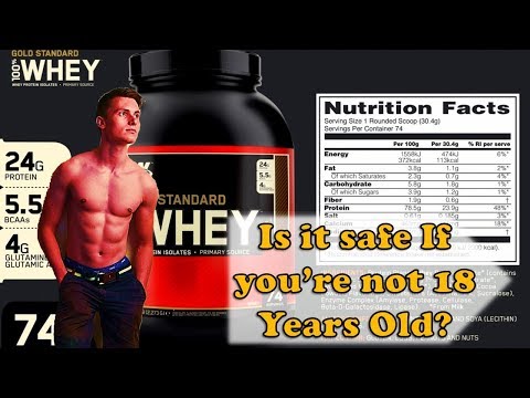 Is Whey Protein SAFE at Age under 18 Years Old| Bodybuilding?
