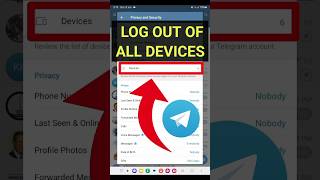 How to Log Out Of All Devices on Telegram