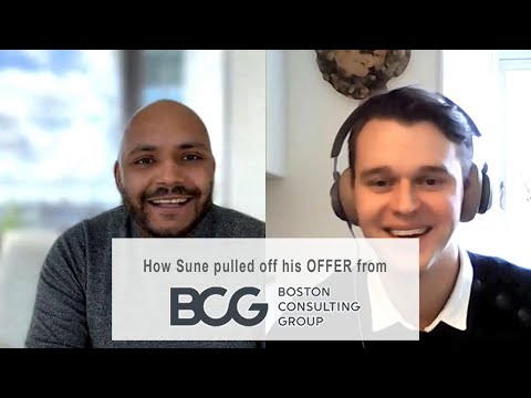 [✅ BCG OFFER]: How Sune secured his OFFER from BCG!