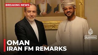 Iran's foreign minister: The wall of mistrust should be overcome