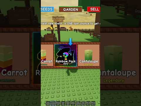 I got a RAINBOW ELEPHANT EARS in Grow a Garden! #growagarden #roblox #robloxgiveaway