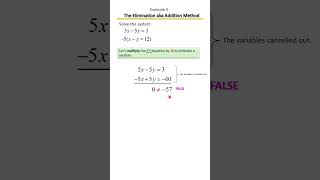 Solve Systems by Elimination | Addition Method Made Simple! ➕📘Example 4