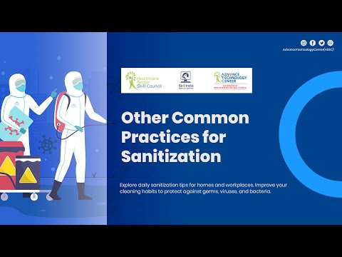 Other Common Practices for Sanitization | HSSC-ATC