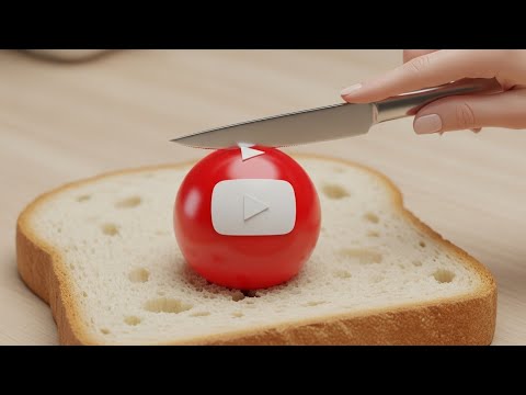 Satisfying ASMR 3D Logo Spread – Logo Ball on Bread